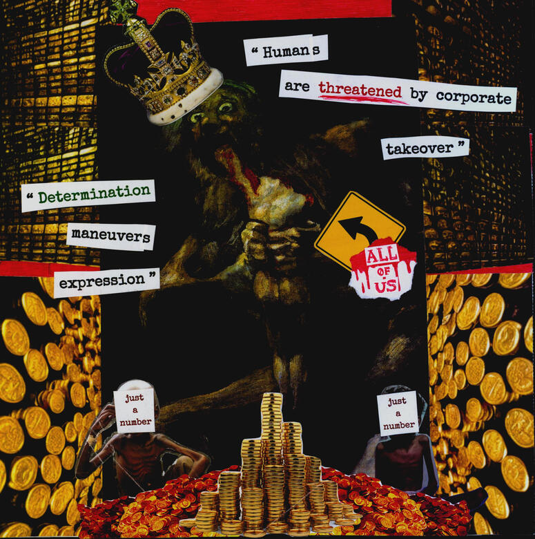 Capitalism, DADA-style Collage
